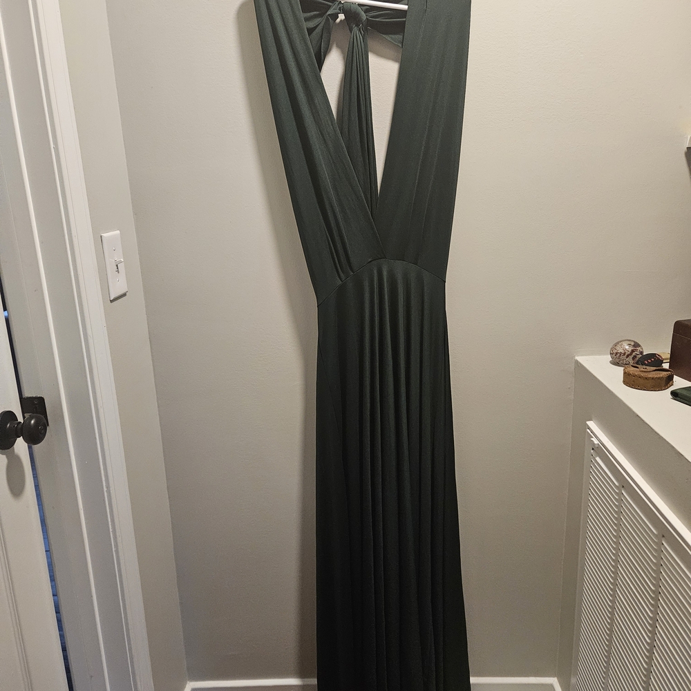 Elegant Green Maxi Dress